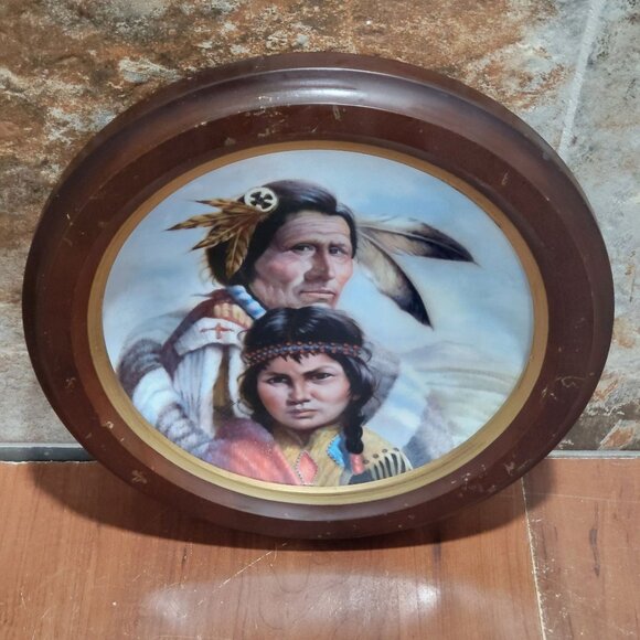 Vague Shadows The Blackfoot Nation Decorative Collector Plate by Perillo Eighth - Picture 12 of 16